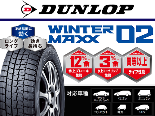 DUNLOP WINTER MAXX WM02 175/65R15 84Q | タイヤの通販 販売と交換