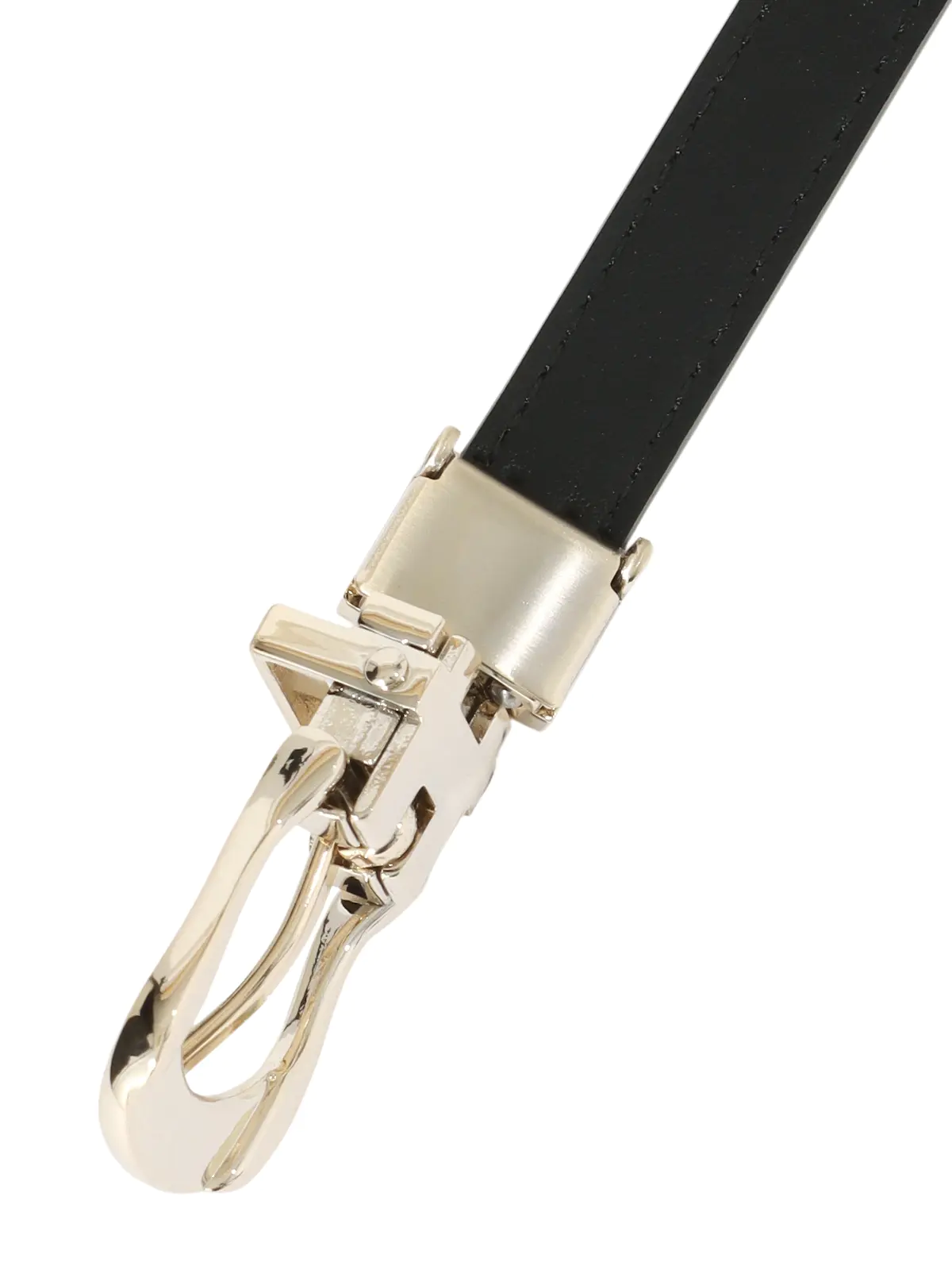 ベルト／リバーシブル／クロコ型押し×スムースフェイクレザー