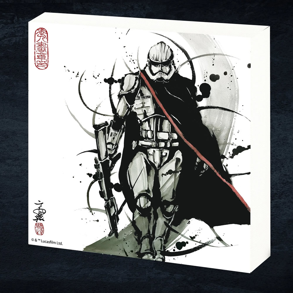 スター・ウォーズ 武人画ファブリックボード「キャプテン・ファズマ
