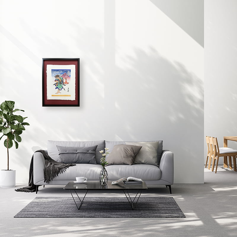 未来少年コナン 浮世絵肉筆画「阿」｜浮世絵工房