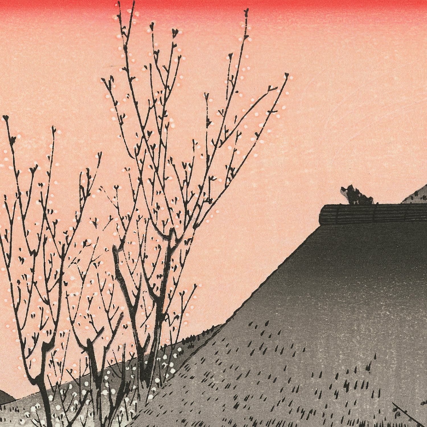 歌川広重「東海道五十三次 鞠子 名物茶店」浮世絵木版画｜浮世絵工房