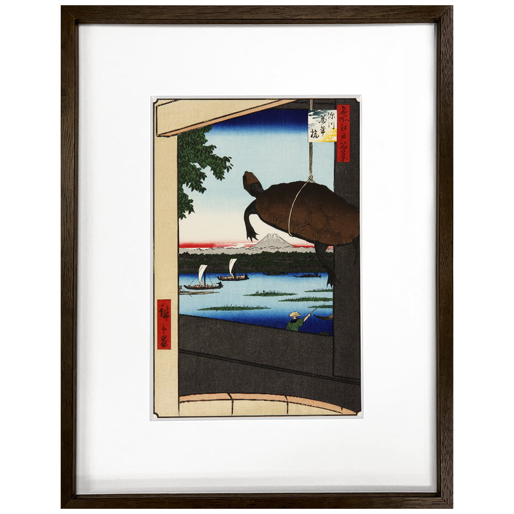 歌川広重「名所江戸百景 深川万年橋」浮世絵木版画｜浮世絵工房