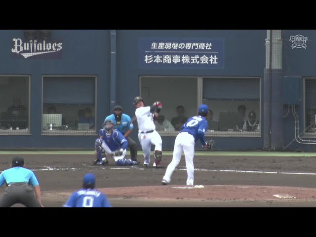 ファーム】反撃開始!! バファローズ・内藤鵬 タイムリーヒットで点差を