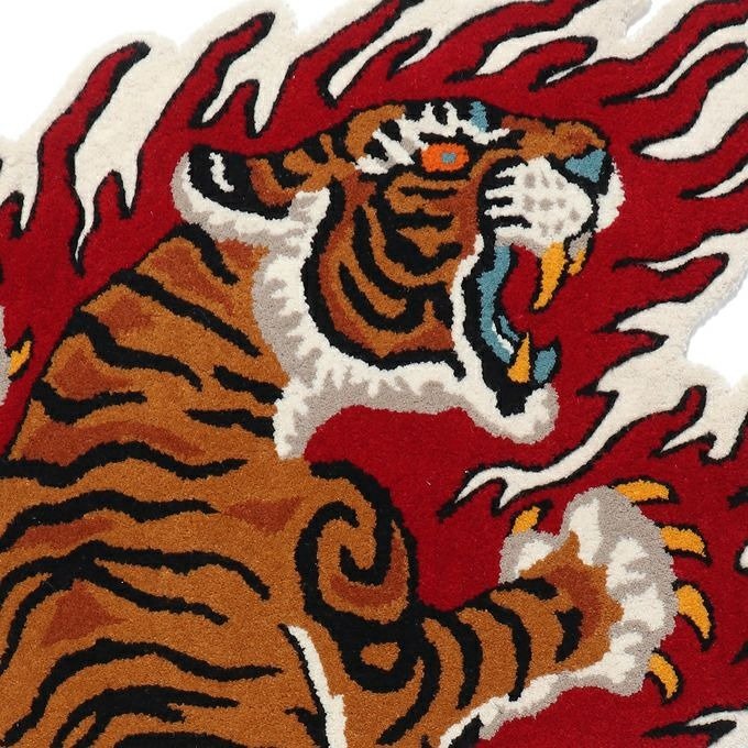 希望商店】WACKO MARIA 23SS TIM LEHI RUG (TYPE-1) 23SS 老虎地毯地墊