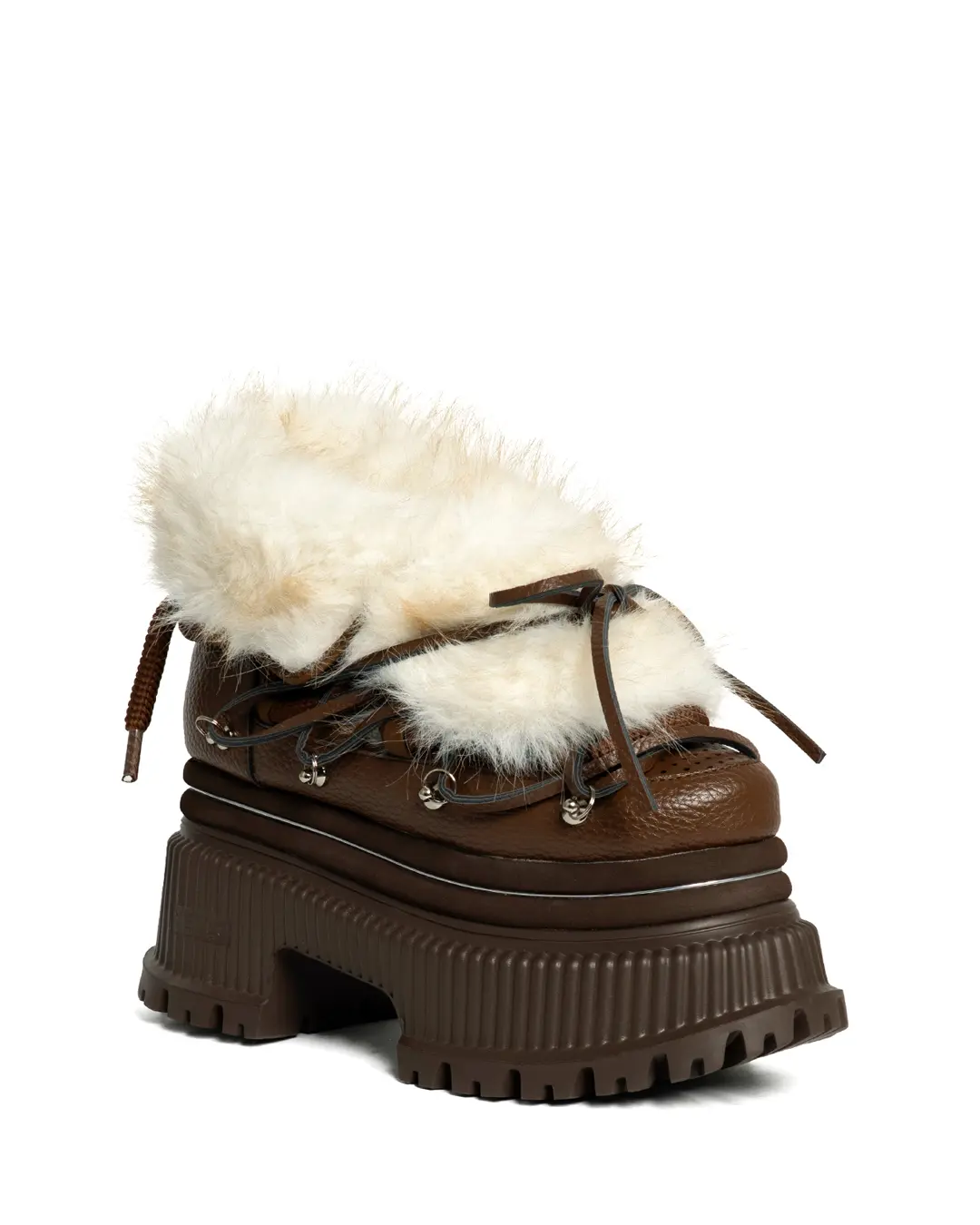 YELLO / LIZI PLATFORM SHORT BOOTS