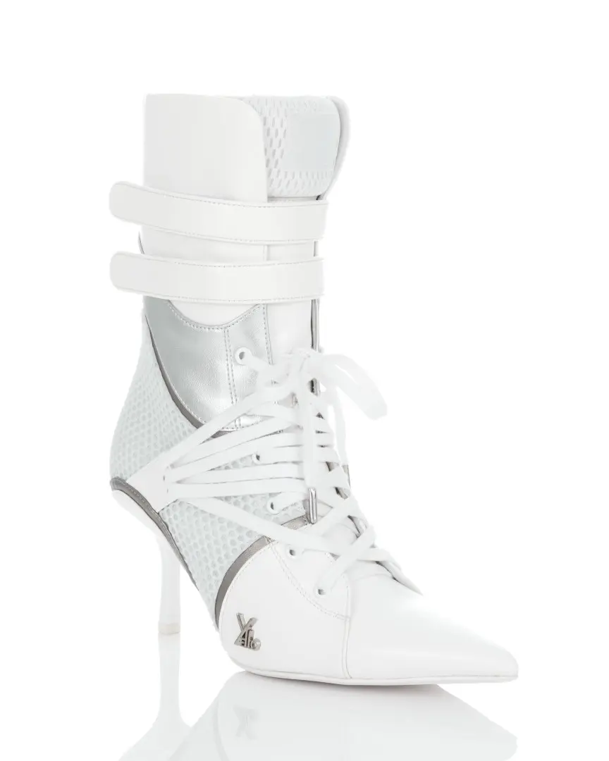 YELLO / TOKYO BLACK COMMA HEEL SHORT BOOTS