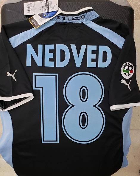 ラツィオ（A）99/00 ネドベド＃18 +LegaCalcioパッチ付！