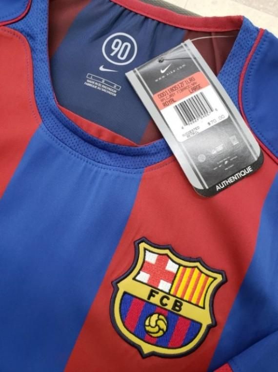 FCバルセロナ（H）04/05 メッシ＃30 + TV3パッチ付き！