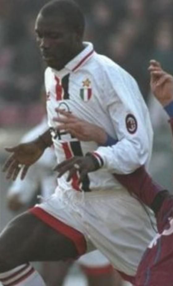 ACミラン（A) 97/98 ジョージ、ウェア＃9 LegaCalcioパッチ付き！