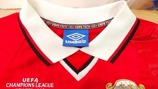 マンチェスターU （H) 99/00 長袖 CL-&トヨタ杯 ベッカム＃7