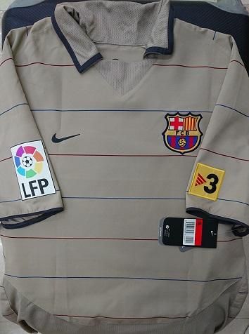 FCバルセロナ（A）04/05 選手用コード7 長袖 ロナウジーニョ