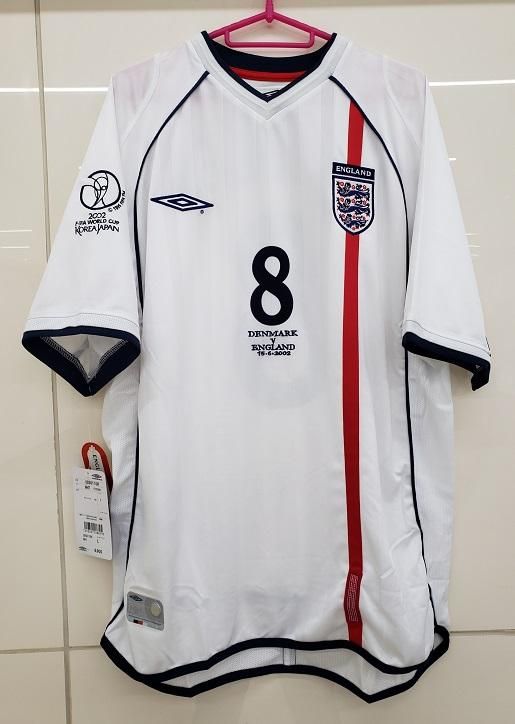 イングランド代表（H）日韓2002W杯 N&N + 刺繍MTD ＆ 刺繍大会ロゴ