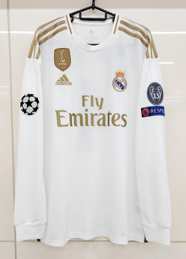 レアルマドリード（H）19/20 長袖 CL用 セルヒオ・ラモス＃4 +