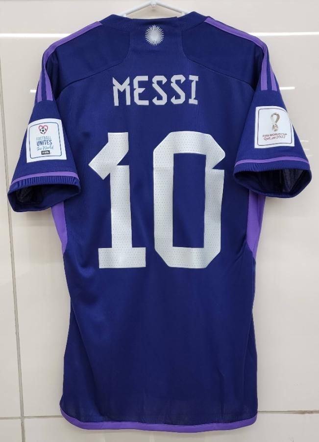 アルゼンチン（A）2022W杯 マッチデイ＆ パッチ付き！メッシ＃10
