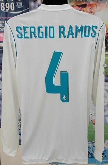 レアル、マドリード（H) 17/18 長袖 SuperCopa De Espana セルヒオ