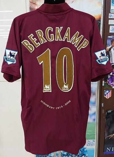 アーセナル（H) 05/06ラストハイバリー！ ベルカンプ＃10 +