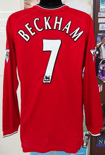 BECKHAM 背番号7 マンチェスター・ユナイテッド 長袖 シャツ ベッカム