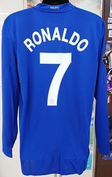 マンチェスターU（3rd）08/09 CL用 長袖 ロナウド＃7