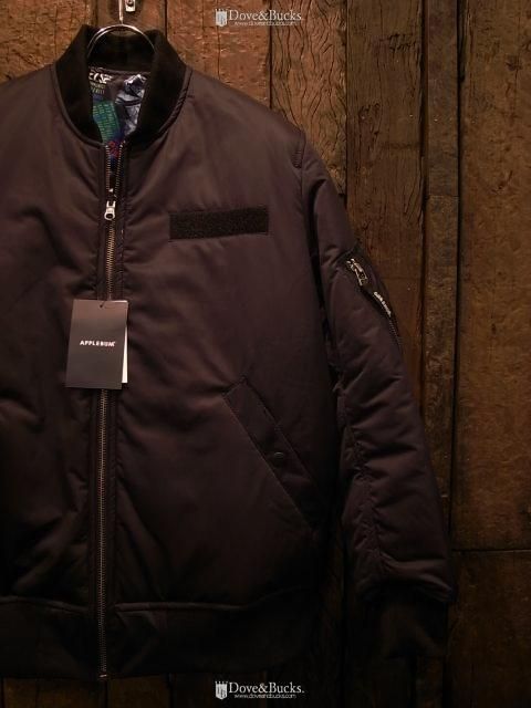 APPLEBUM × 68&Brothers / MA-1 *JAZZ [JAZZ TEXTILE × BLACK