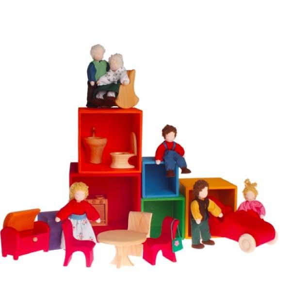 Grimm's Spiel & Holz Design グリムス社］ スタッキングボックス 大