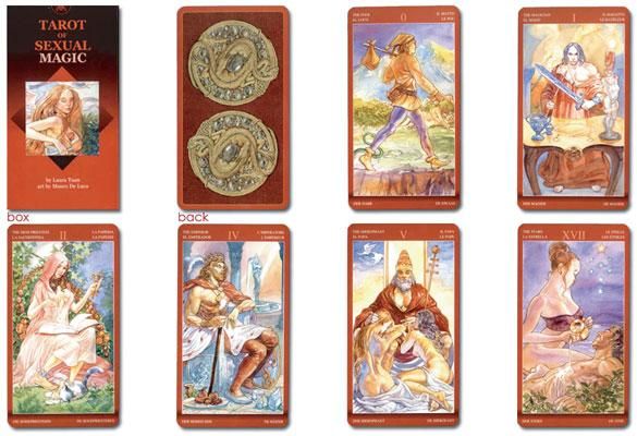 明るい色彩のセクシー系タロットカード】タロット・オブ・セクシャル