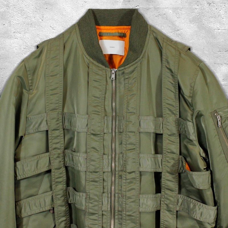 SUGARHILL CAGED BOMBER JACKET(KHAKI)｜シュガーヒル ケージ ボンバー