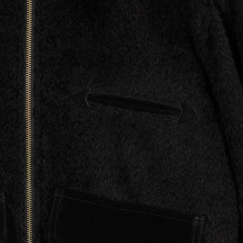 SUGARHILL SHAGGY BLOUSON(BLACK)｜シュガーヒル シャギー ブルゾン