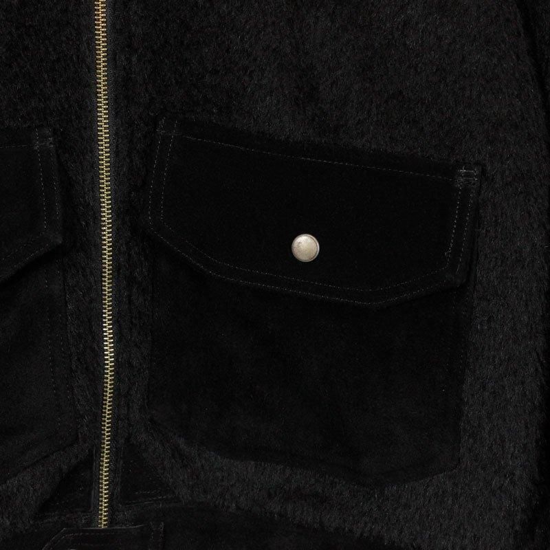 SUGARHILL SHAGGY BLOUSON(BLACK)｜シュガーヒル シャギー ブルゾン