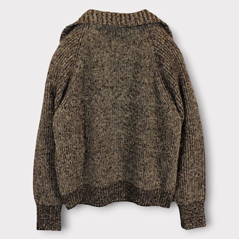 SUGARHILL MOHAIR PULLOVER SWEATER(BROWN × CAMEL)｜シュガーヒル