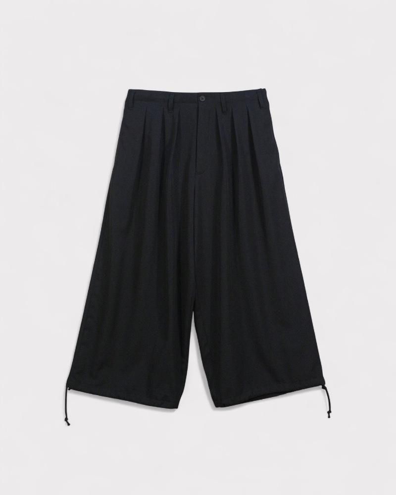 Yohji Yamamoto POUR HOMME】WOOL GABARDINE THIN BALLOON PANTS