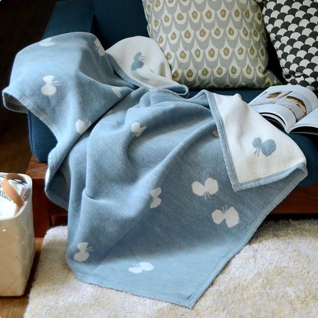 クリッパン × ミナ ペルホネン｜シュニールコットンブランケット