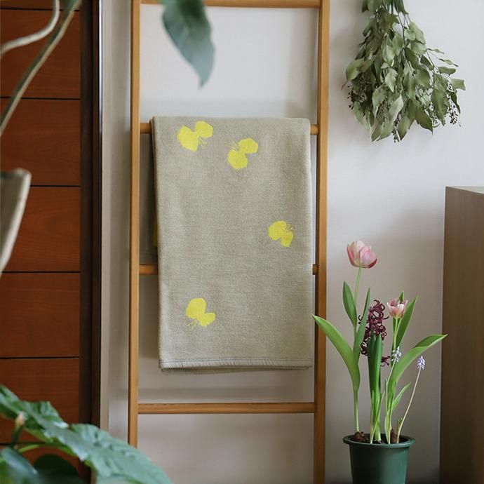 クリッパン × ミナ ペルホネン｜シュニールコットンブランケット