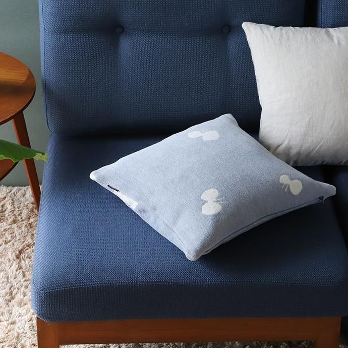 クリッパン × ミナ ペルホネン｜クッションカバー［CHOUCHO］ブルー