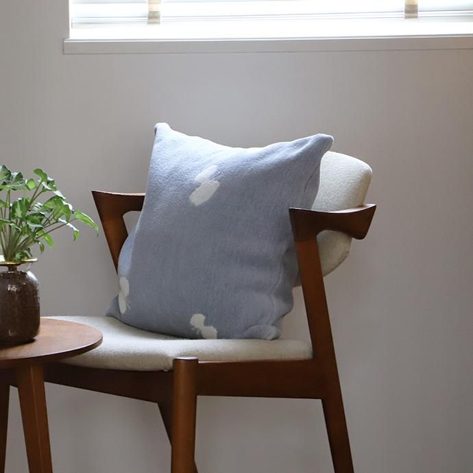 クリッパン × ミナ ペルホネン｜クッションカバー［CHOUCHO］ブルー