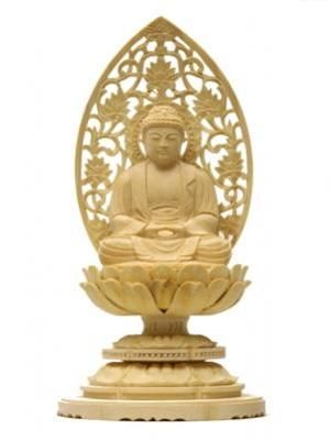 釈迦如来（桧）（本尊・仏像）｜三善堂オンラインショップ