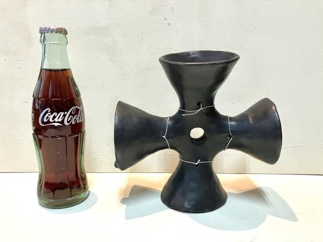 四つベル 黒陶 オアハカ バロネグロ ミッドセンチュリー インテリア