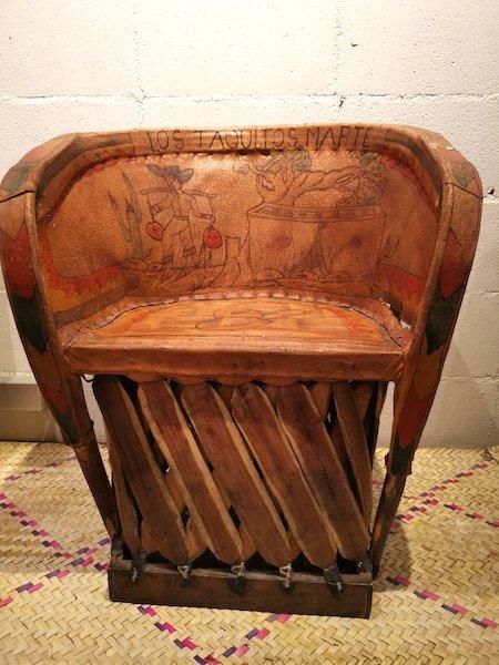 エキパルチェア 豚革椅子 民藝 インテリア-メキシコ雑貨とメキシコの