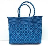 メルカドバッグ オアハカ プラスチック かごバッグ-メキシコ雑貨と