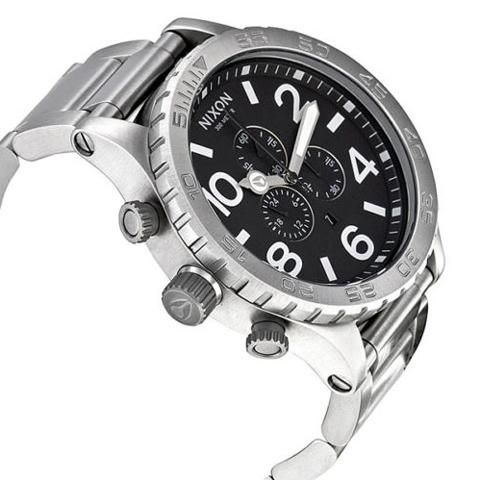 ニクソン 腕時計 51-30 A083000 ブラック×シルバー - 腕時計の通販なら