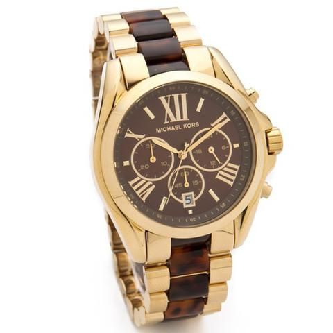 マイケルコース 時計 ブラッドショー MK5696 ブラウン×ツートン