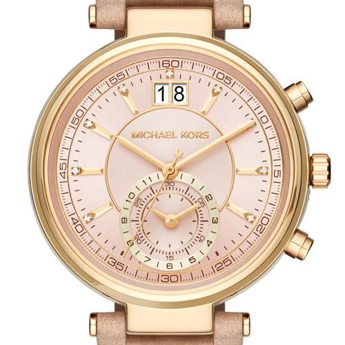 マイケルコース 時計 レディース ソーヤー MK2529 ローズダイアル