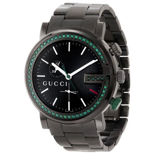 グッチ 腕時計 メンズ G-クロノ YA101349 ブラックダイアル×ブラック