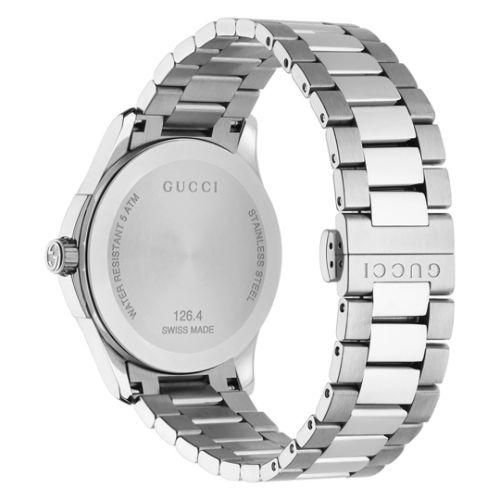 グッチ 時計 メンズ G-タイムレス YA126460 ブラック×シルバー