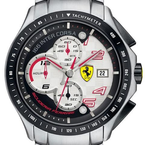 スクーデリア・フェラーリ 腕時計 レースデイ 0830085 ホワイト