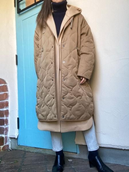 Lallia Mu】4wayレイヤードキルトコート - Carry On ONLINE STORE