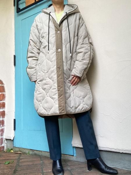 4wayレイヤードキルトコート | Lallia Mu - Carry On ONLINE STORE