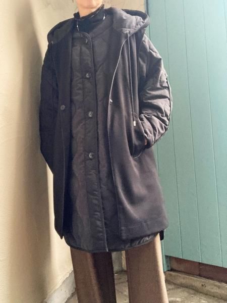 4wayレイヤードキルトコート | Lallia Mu - Carry On ONLINE STORE