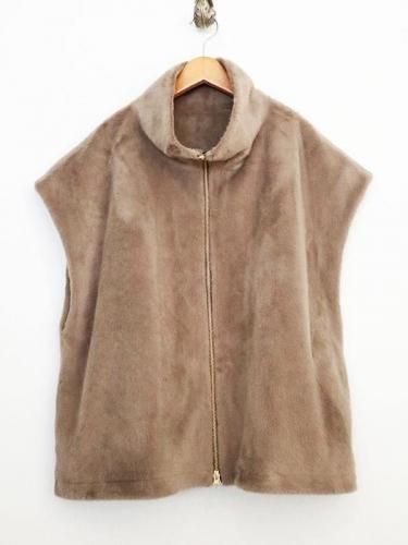 スタンドカラーファーダブルジップベスト | MICA&DEAL - Carry On