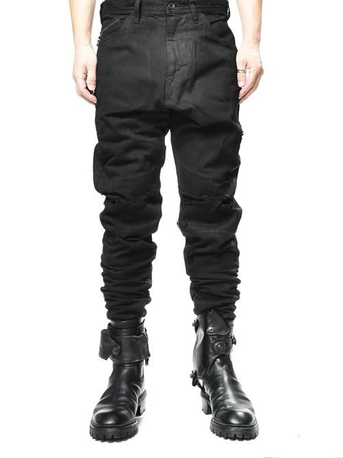 JULIUS[ユリウス] / GORDINI 637PAM12-BK RIDER PANTS -BLACK