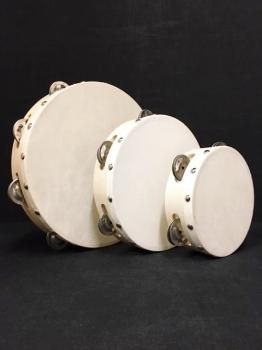 タンバリン（白）【ORK】 - ::民族楽器コイズミ::